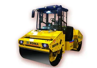 高效节能压路机：12000kg大功率压实性能与稳定操作优势