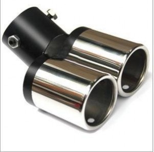 汽车双排尾喉器， 汽车双排**，车载改装排气管两款供应