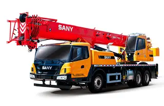 三一重工STC250HBEV电动起重机优势解析，环保节能高效作业新选择