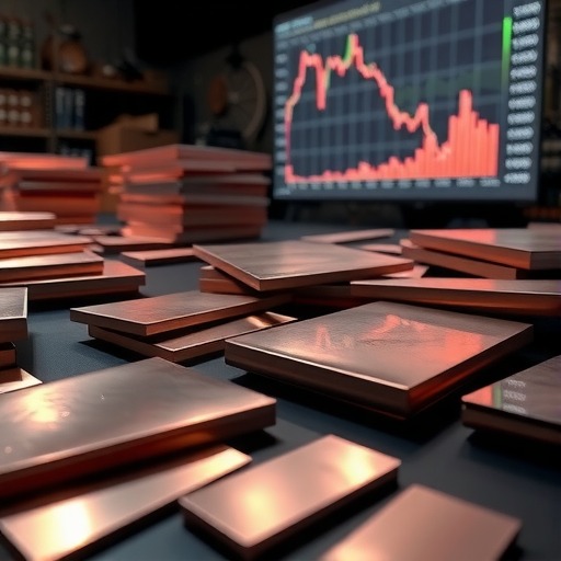 全球经济前景低迷 铜期货结束连涨走势收跌0.91%