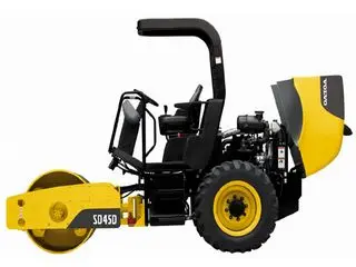 沃尔沃SD45D压路机性能优势解析，高效稳定施工利器