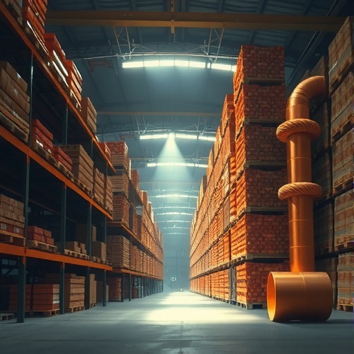 COMEX铜库存持续下降 8月31日降至51077吨(图1)