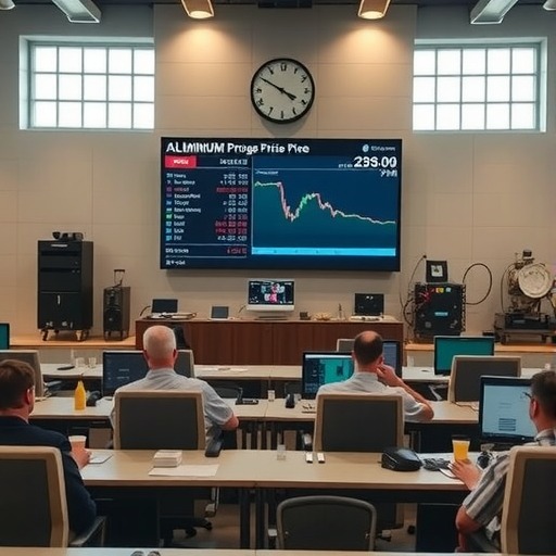 沪铝期货合约近期价格全面下跌分析(图1)