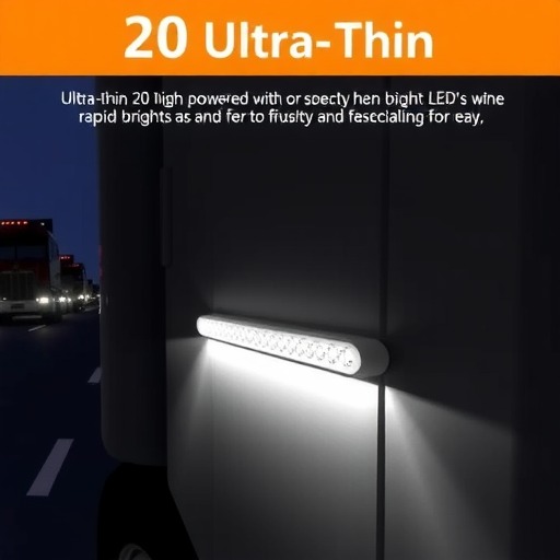 大功率LED超薄爆闪警示灯 通用货车卡车侧边灯 60W IP66防水(图1)