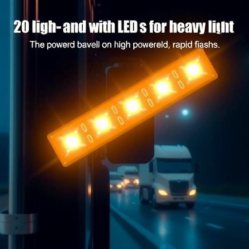 大功率LED超薄爆闪警示灯 通用货车卡车侧边灯 60W IP66防水(图3)