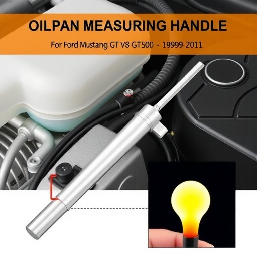 福特野马GT V8 GT500机油卡尺手柄 铝合金轻便型(图2)