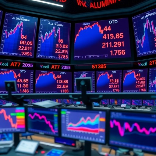 沪铝价格走势：主力合约与各月合约报价上涨分析(图1)