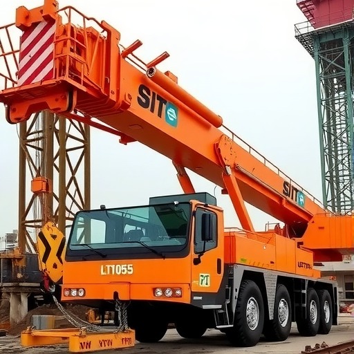 55吨起重能力 高效安全的长江LT1055起重机参数解析(图1)