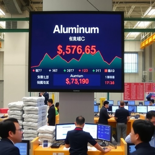 沪铝合约最新价格与涨跌情况分析(图1)