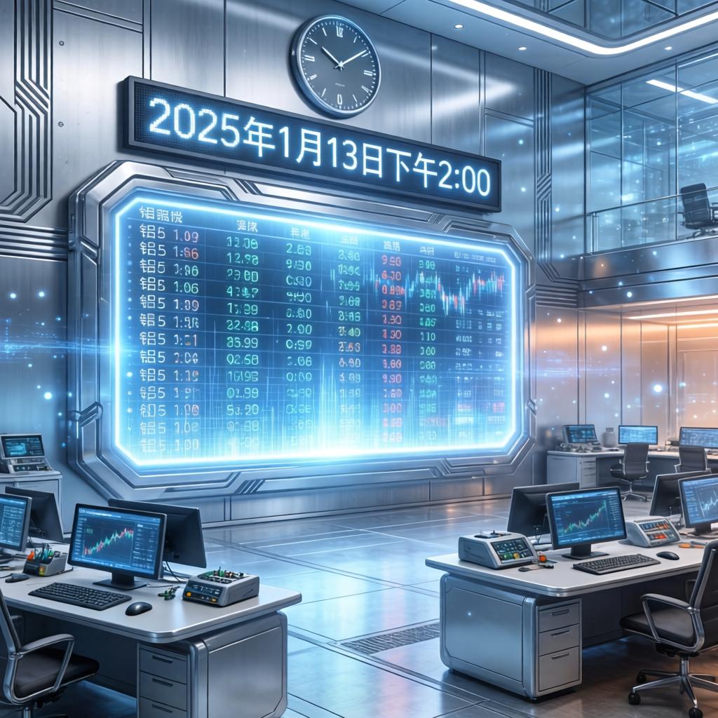 沪铝价格走势分析：主连及各合约今日涨跌数据(图1)