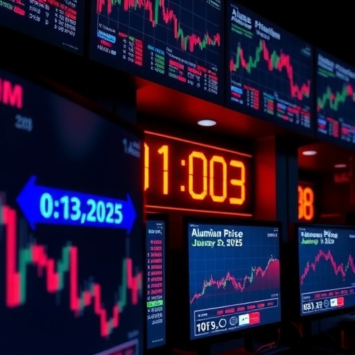 沪铝期货合约价格下跌趋势分析(图1)