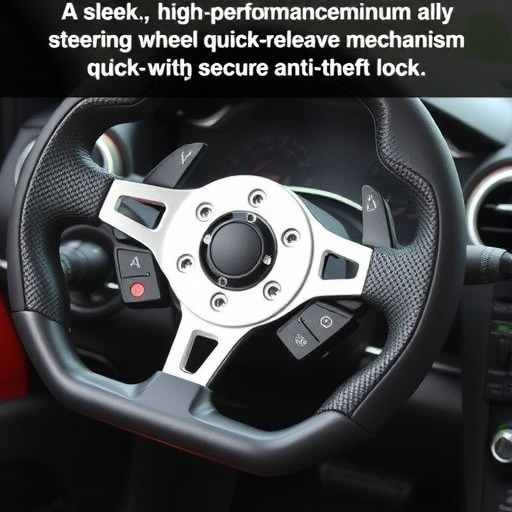 赛车方向盘快拆器 防盗设计 铝合金材质 快速安装(图3)