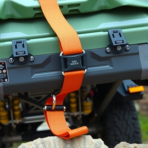 汽车捆扎带 抗震拉紧带 越野车棘轮固定神器(图2)