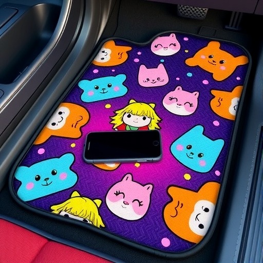 汽车防滑垫大号立体防滑垫止滑垫汽车香水垫手机垫时尚卡通批发(图2)