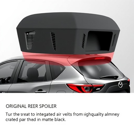 马自达CX-5尾翼 CX5定风翼 扰流板原车款** 原装**(图1)