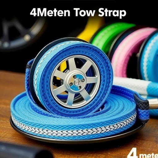 汽车用4米尼龙强力牵引绳 高质量拖车带耐用安全(图2)