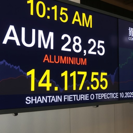 上海期货交易所铝市最新报价（2025-02-10 10:15）(图1)