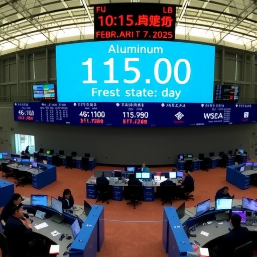 上海期货交易所铝市最新报价（2025-02-07 10:15）(图1)