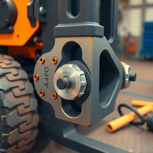 杭叉5T转向节50W-413000/414000 杭叉配套转向节叉车配件(图1)