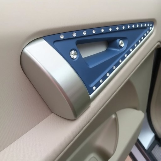 汽车内饰改装内门碗拉手装饰框亮片(图1)