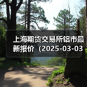 上海期货交易所铝市最新报价（2025-03-03 10:15）（图1）