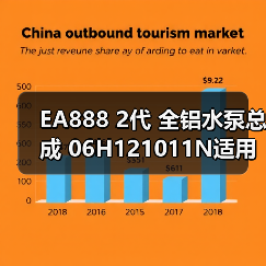 EA888 2代 全铝水泵总成 06H121011N适用于奥迪 大众高尔夫（图2）