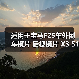 适用于宝马F25车外倒车镜片 后视镜片 X3 51167291219（图2）