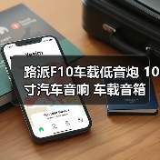 路派F10车载低音炮 10寸汽车音响 车载音箱 厂家一件代发（图1）