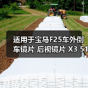 适用于宝马F25车外倒车镜片 后视镜片 X3 51167291219（图1）