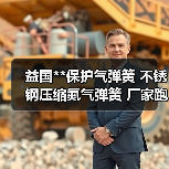益国**保护气弹簧 不锈钢压缩氮气弹簧 厂家跑步机气弹簧 农用机械气弹簧液压杆（图1）