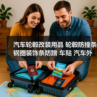 汽车轮毂改装用品 轮毂防撞条 钢圈装饰条防蹭 车贴 汽车外饰用品（图4）