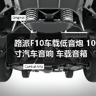 路派F10车载低音炮 10寸汽车音响 车载音箱 厂家一件代发（图2）