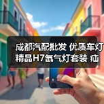 成都汽配批发 优质车灯 精品H7氙气灯套装 疝气灯（图4）