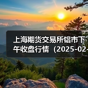 上海期货交易所铝市下午收盘行情（2025-02-24 15:03）（图2）