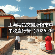 上海期货交易所铝市中午收盘行情（2025-02-25 11:33）（图1）
