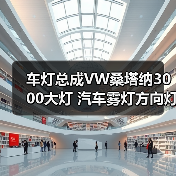 车灯总成VW桑塔纳3000大灯 汽车雾灯方向灯大灯总成（图4）