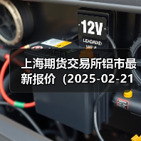 上海期货交易所铝市最新报价（2025-02-21 14:00）（图1）