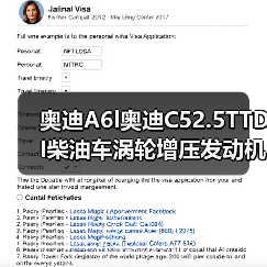 奥迪A6l奥迪C52.5TTDI柴油车涡轮增压发动机(图2) 奥迪A6l奥迪C52.5TTDI柴油车涡轮增压发动机(图2)
