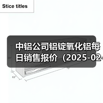 中铝公司铝锭氧化铝每日销售报价（2025-02-19）（图1）