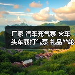 厂家 汽车充气泵 火车头车载打气泵 礼品**轮胎小气泵