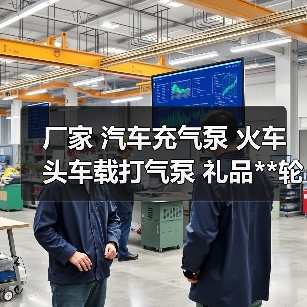 厂家 汽车充气泵 火车头车载打气泵 礼品**轮胎小气泵（图4）