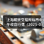 上海期货交易所铝市中午收盘行情（2025-03-26 11:33）（图1）