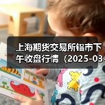 上海期货交易所铝市下午收盘行情（2025-03-25 15:03）（图3）