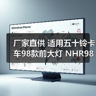 厂家直供 适用五十铃卡车98款前大灯 NHR98/NKR货车大灯 汽配件（图2）