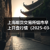 上海期货交易所铝市早上开盘行情（2025-03-24 09:03）（图4）