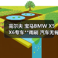 高尔夫 宝马BMW X5 X6专车**雨刷 汽车无骨雨刷器 雨刮器（图3）