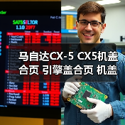 马自达CX-5 CX5机盖合页 引擎盖合页 机盖铰链 绞索高品质（图1）