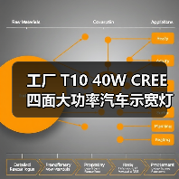 工厂 T10 40W CREE 四面大功率汽车示宽灯 30W 50W LED阅读灯（图2）