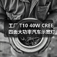 工厂 T10 40W CREE 四面大功率汽车示宽灯 30W 50W LED阅读灯（图1）