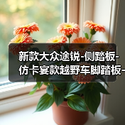 新款大众途锐-侧踏板-仿卡宴款越野车脚踏板-尚唯-改装-厂家（图1）